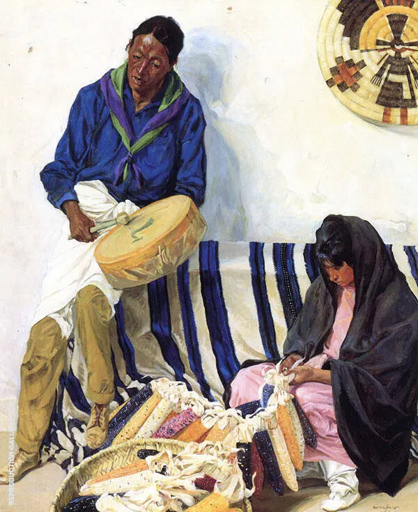 The Corn Maiden By Walter Ufer