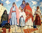 Their Audience 1919 By Walter Ufer