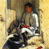 The Red Moccasins 1917 By Walter Ufer