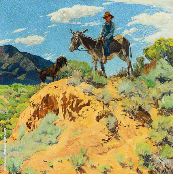 The Watcher By Walter Ufer