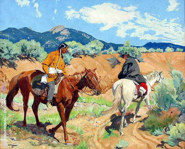 The Yellow Shirt 1921 By Walter Ufer