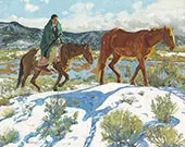 Trailing Homeward By Walter Ufer