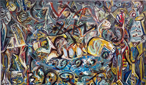 Pasiphae 1948 by Jackson Pollock (Inspired By) | Oil Painting Reproduction