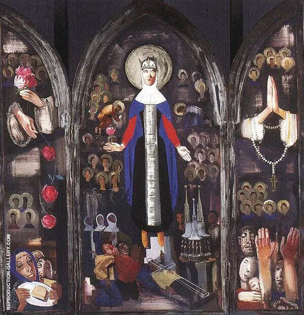 Saint Elisabeth of Hungary 1931 By Vilmos aba-Novak