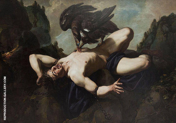 Prometheus by Theodoor Rombouts | Oil Painting Reproduction