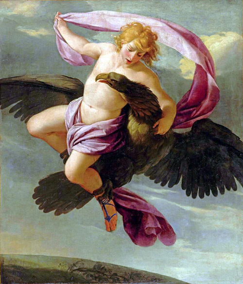 The Abduction of Ganymede by Eustache le sueur | Oil Painting Reproduction