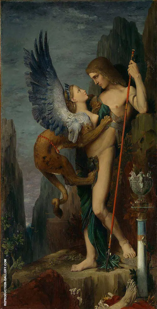 Oedipus and the Sphynx By Gustave Moreau