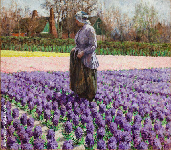 A Field of Hyacinths Holland | Oil Painting Reproduction