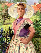 A Zeeland Peasant By George Hitchcock