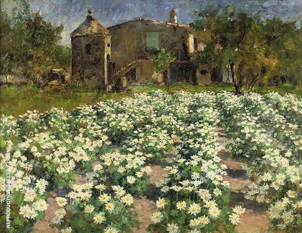 Field of Flowers by George Hitchcock | Oil Painting Reproduction