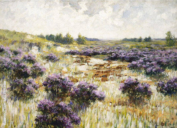 Field of Heathers by George Hitchcock | Oil Painting Reproduction