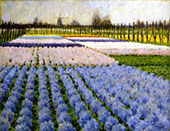 Holland Hyacinth Garden By George Hitchcock
