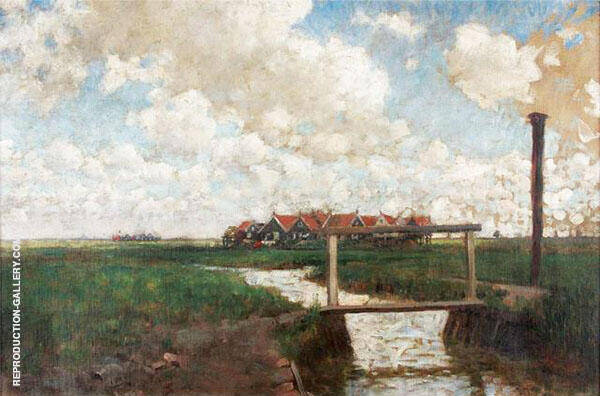 Island of Marken by George Hitchcock | Oil Painting Reproduction