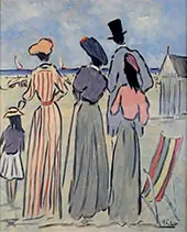 Beach at Normandy By Henry Saint-Clair