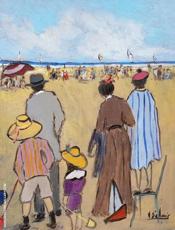Going to The Beach By Henry Saint-Clair
