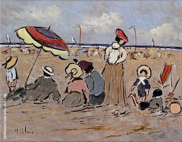 Oat The Beach with Friends By Henry Saint-Clair