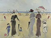 Sur La Plage By Henry Saint-Clair