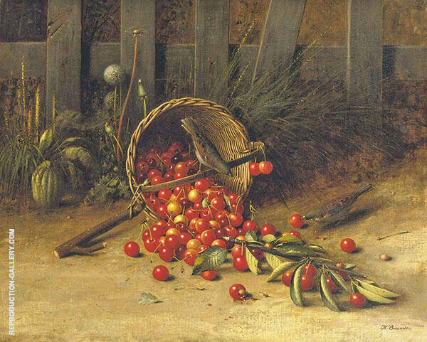 The Cherry Thieves 2 by George Hitchcock | Oil Painting Reproduction