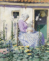 The White Lilies c1895 By George Hitchcock