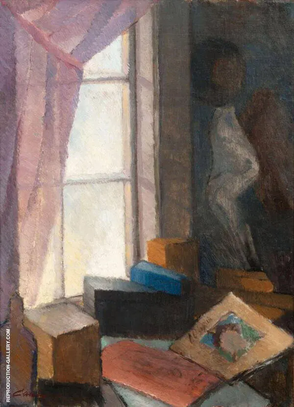 At The Window By Alvar Cawen