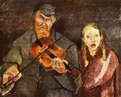Blind Musician By Alvar Cawen