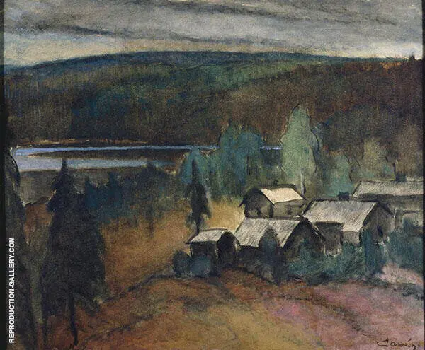 Farm in The Wilderness 1929 By Alvar Cawen