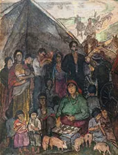 Gipsy Camp By Alvar Cawen