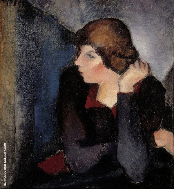 Portrait of a Woman 1915 By Alvar Cawen