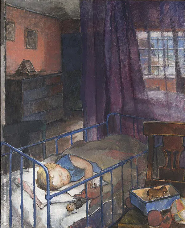 Sleeping Child By Alvar Cawen