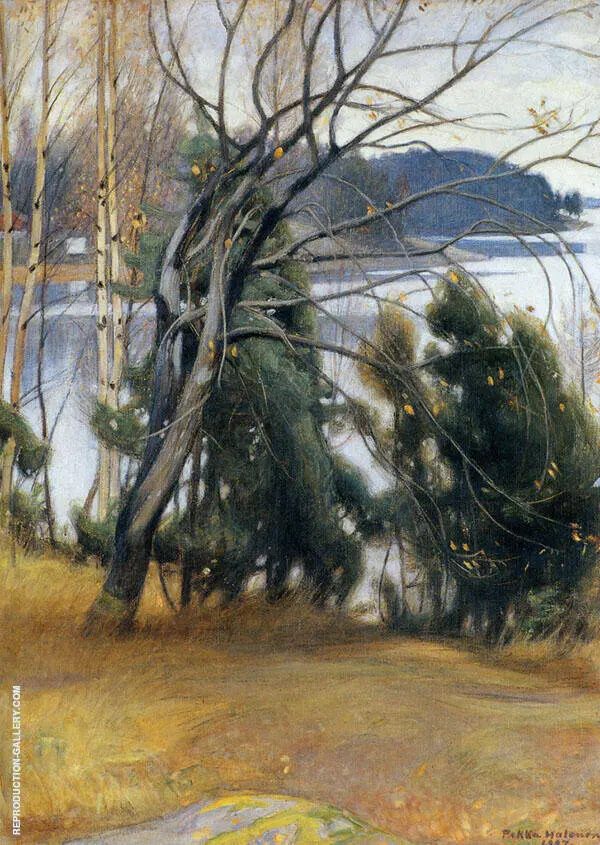 Autumn Track 1907 By Pekka Halonen