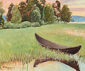 Summer Evening By The Shore 1918 By Pekka Halonen
