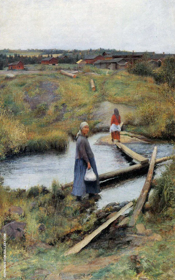 The Short Cut 1892 By Pekka Halonen