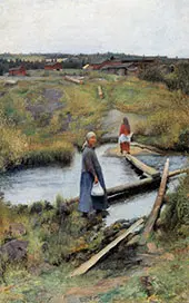 The Short Cut 1892 By Pekka Halonen