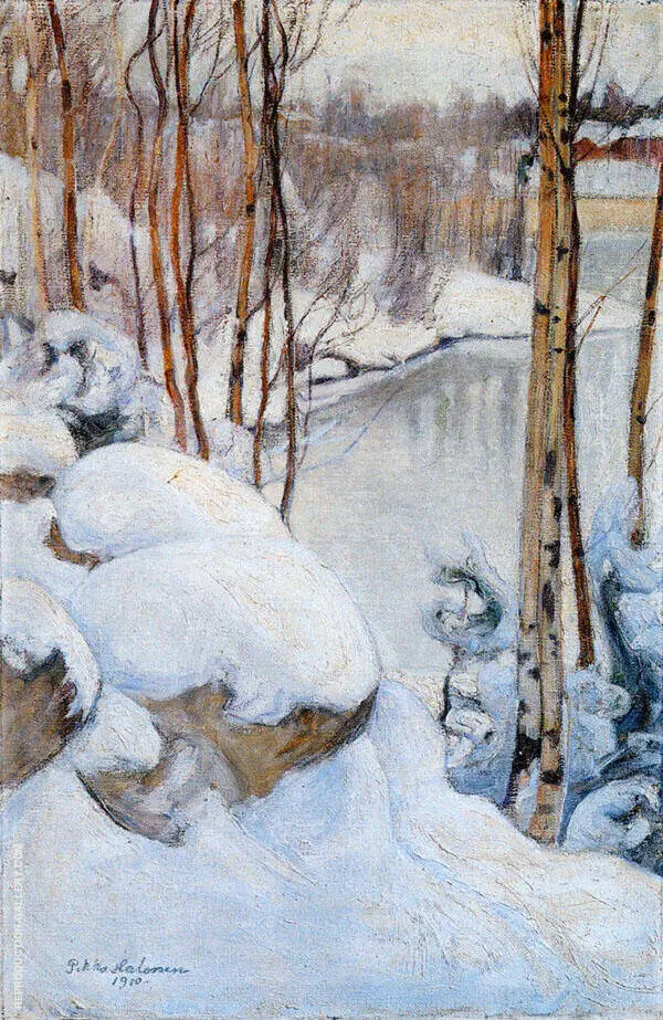 Winter 1910 By Pekka Halonen