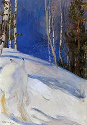 Winter Day 1895 By Pekka Halonen