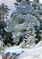 Winter Forest 1915 By Pekka Halonen