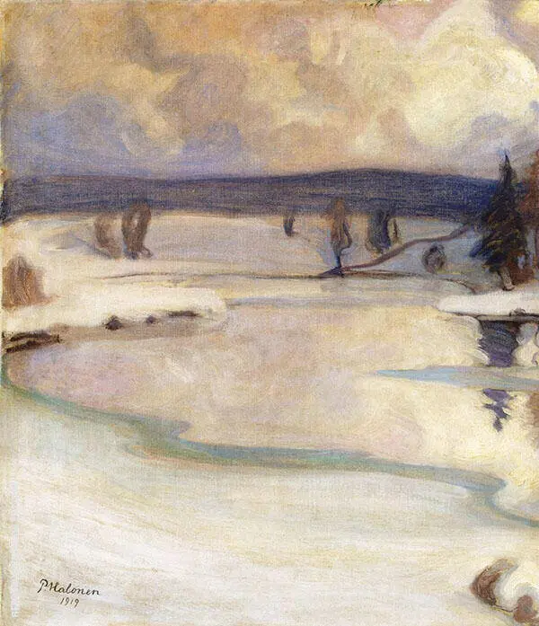 Winter Landscape 1919 By Pekka Halonen