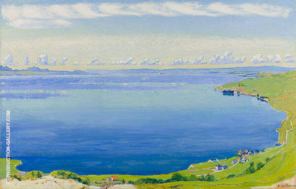 Lake Geneva from Chexbres 1904 | Oil Painting Reproduction