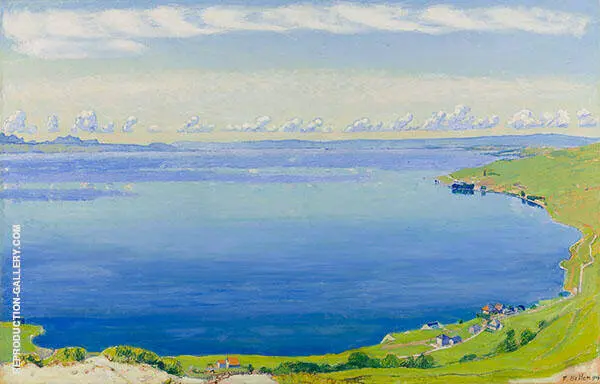 Lake Geneva from Chexbres 1904 By Ferdinand Hodler