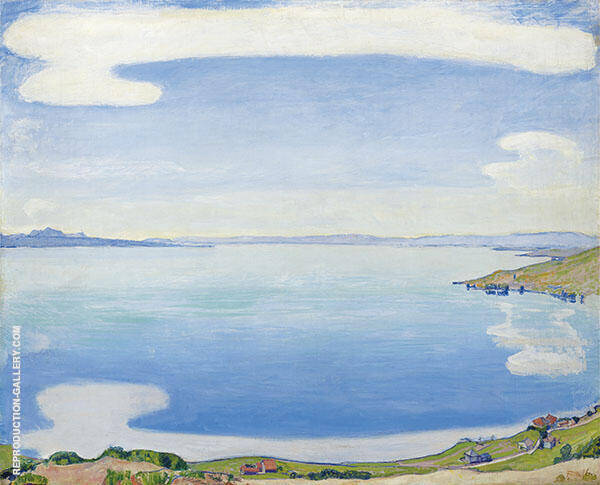 Lake Geneva from Chexbres 1905 | Oil Painting Reproduction