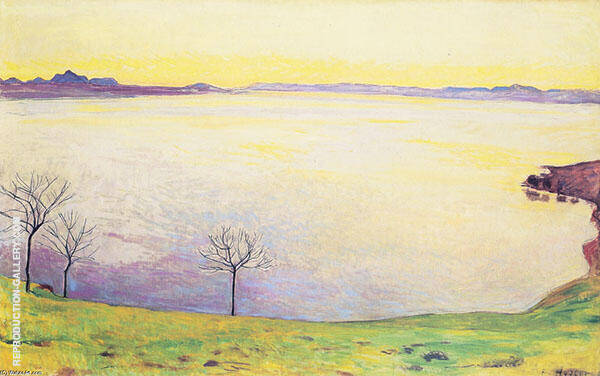 Lake Geneva from Chexbres 1911 | Oil Painting Reproduction