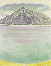 Lake Thun with Niesen 1910 By Ferdinand Hodler