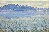 Lake Thun with Stockhorn Range 1904 By Ferdinand Hodler