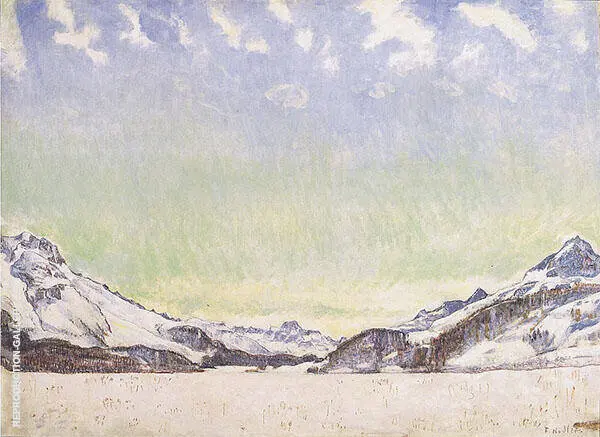 Snow in The Engadin 1907 By Ferdinand Hodler
