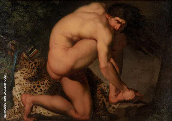 The Wounded Philotectes 1775 By Nicolai Abildgaard
