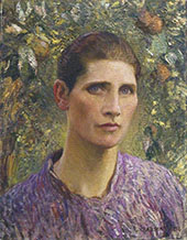 Portrait of a Village Woman 1904 By Sir George Clausen