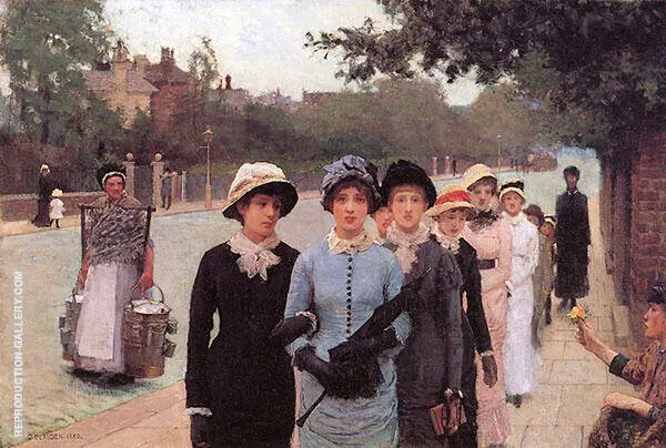 Schoolgirls By Sir George Clausen