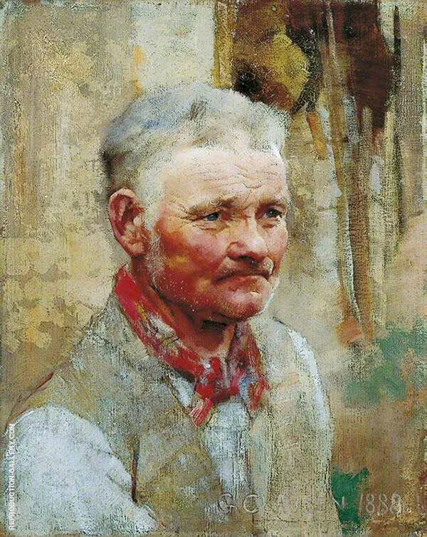 The Miller's Man By Sir George Clausen