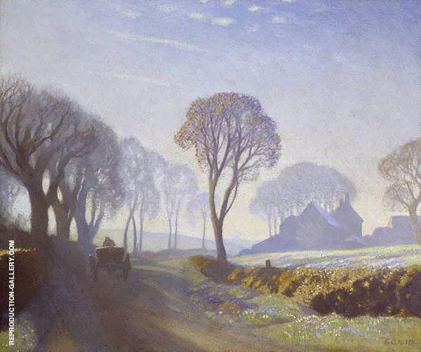 The Road Winter Morning By Sir George Clausen