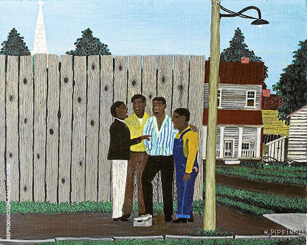 Harmonizing 1944 by Horace Pippin | Oil Painting Reproduction